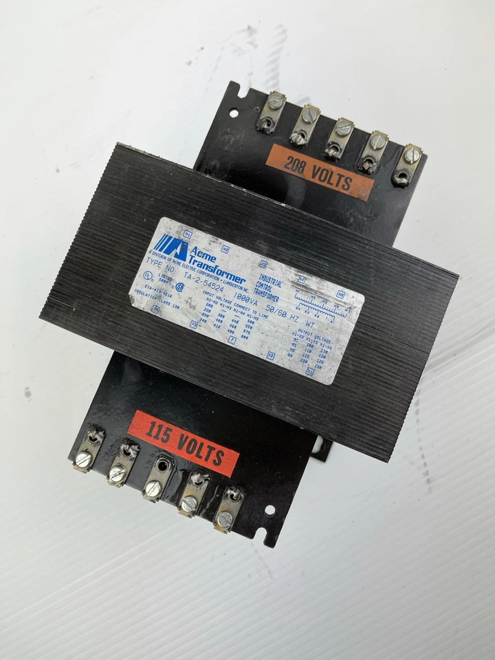 Acme Industrial Control Transformer Type TA-2-54524 1000 VA 50/60 HZ - Image 3 of 4