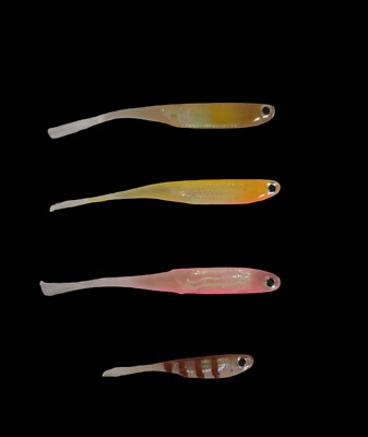 Berkley Powerbait Drop Shot Minnow  5cm / 8 cm Gummifisch 6 Stück, Angelzubehör