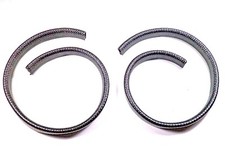 Door Jamb Windlace For 66-70 Satellite Charger Coronet Black Pair 60bb