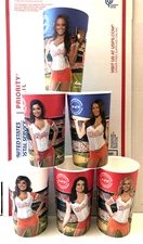 Rare Hooters Girls Baseball Plastic Cups 6  Different. Also see T Shirt listings