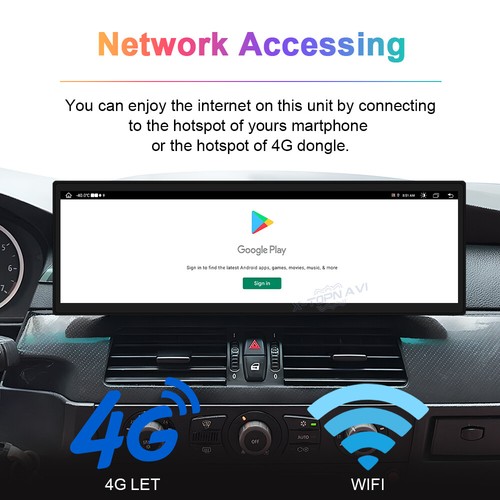 Android 8+128GB GPS Car Sat Nav for BMW 5 Series E60 E61 CCC 14.9'' TPMS 4G AUX - Picture 9 of 17