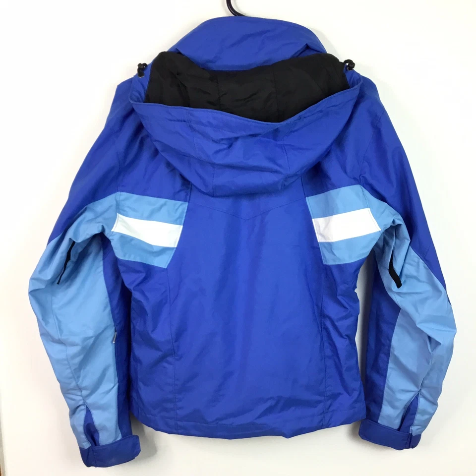 Spyder XT Jacket Blue Ski Snowboard Hooded Winter Coat Girls Youth Size 16 - Image 2 of 4