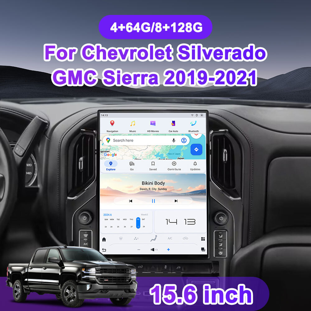 Chevrolet Silverado Gmc Ipad Dash Kit Car Stereo For Chevrolet