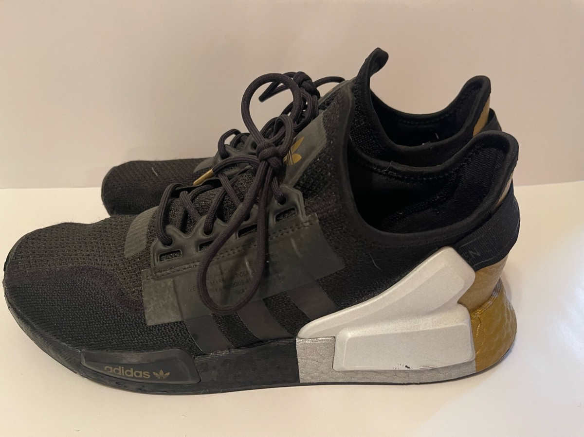 Adidas 8.5 NMD_R1 V2 'Prize Medal' Core Black/Core Black/Gold Metallic  FY1141