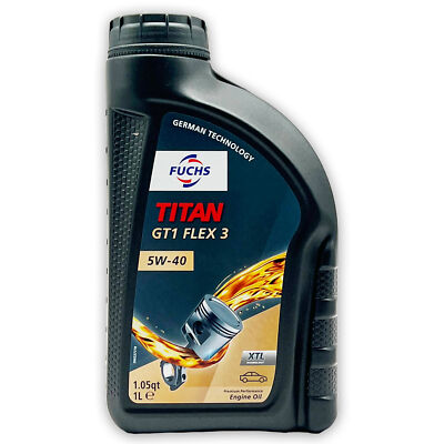 1 L Fuchs Titan Gt1 Flex 3 5W-40 | VW 511.00 | MB 229.31/51/52 | RN0700/0710