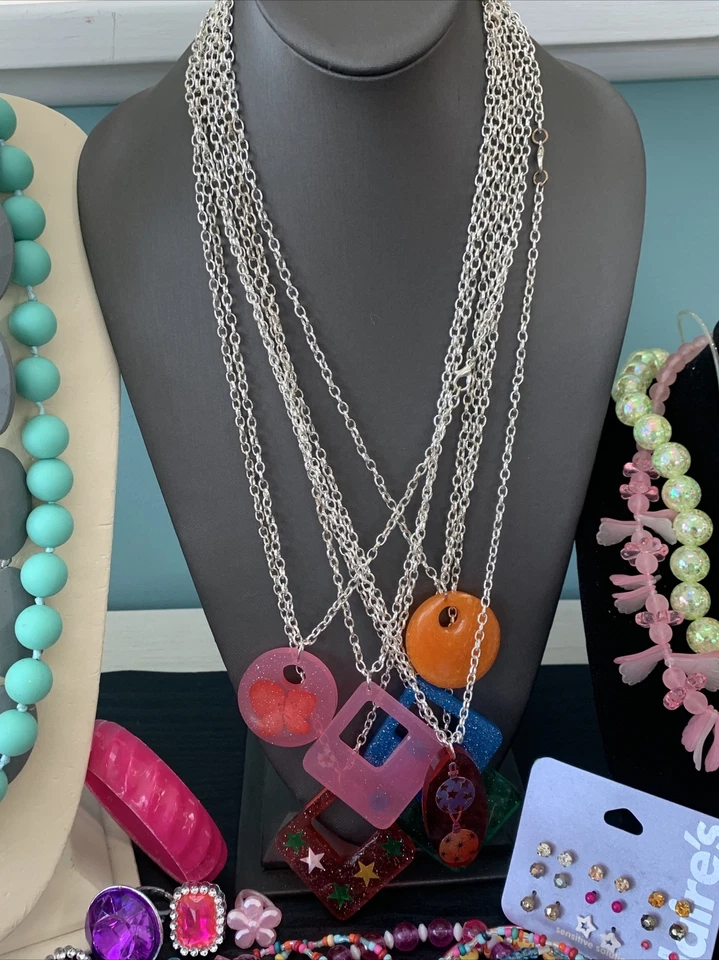 儿童女孩珠宝派对套装 40 件以上 HELLO KITTY PRINCESS Dress UP PARTY K745 — 第 4/4 张图片