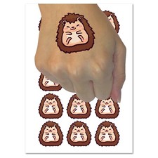 Hedgehog Full Body Temporary Tattoo Water Resistant Fake Body Art Set