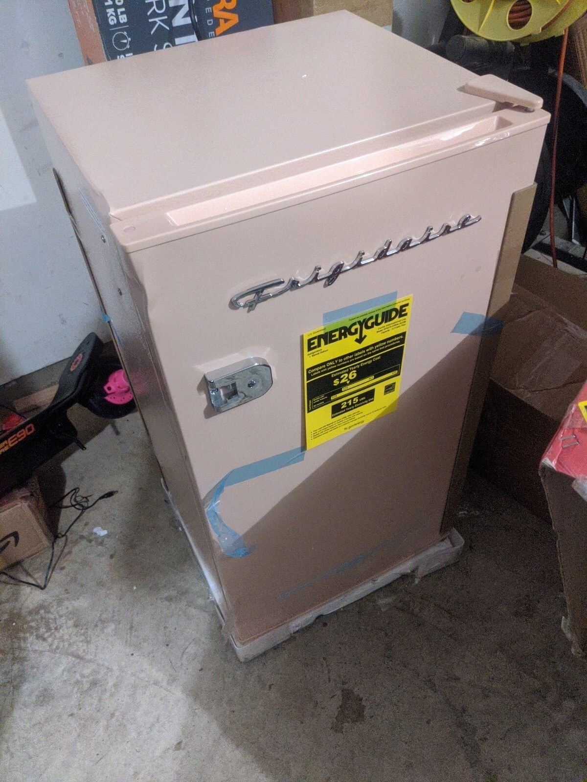 Frigidaire 3.2 Cu Ft Retro Mini Fridge EFR376 Coral eBay