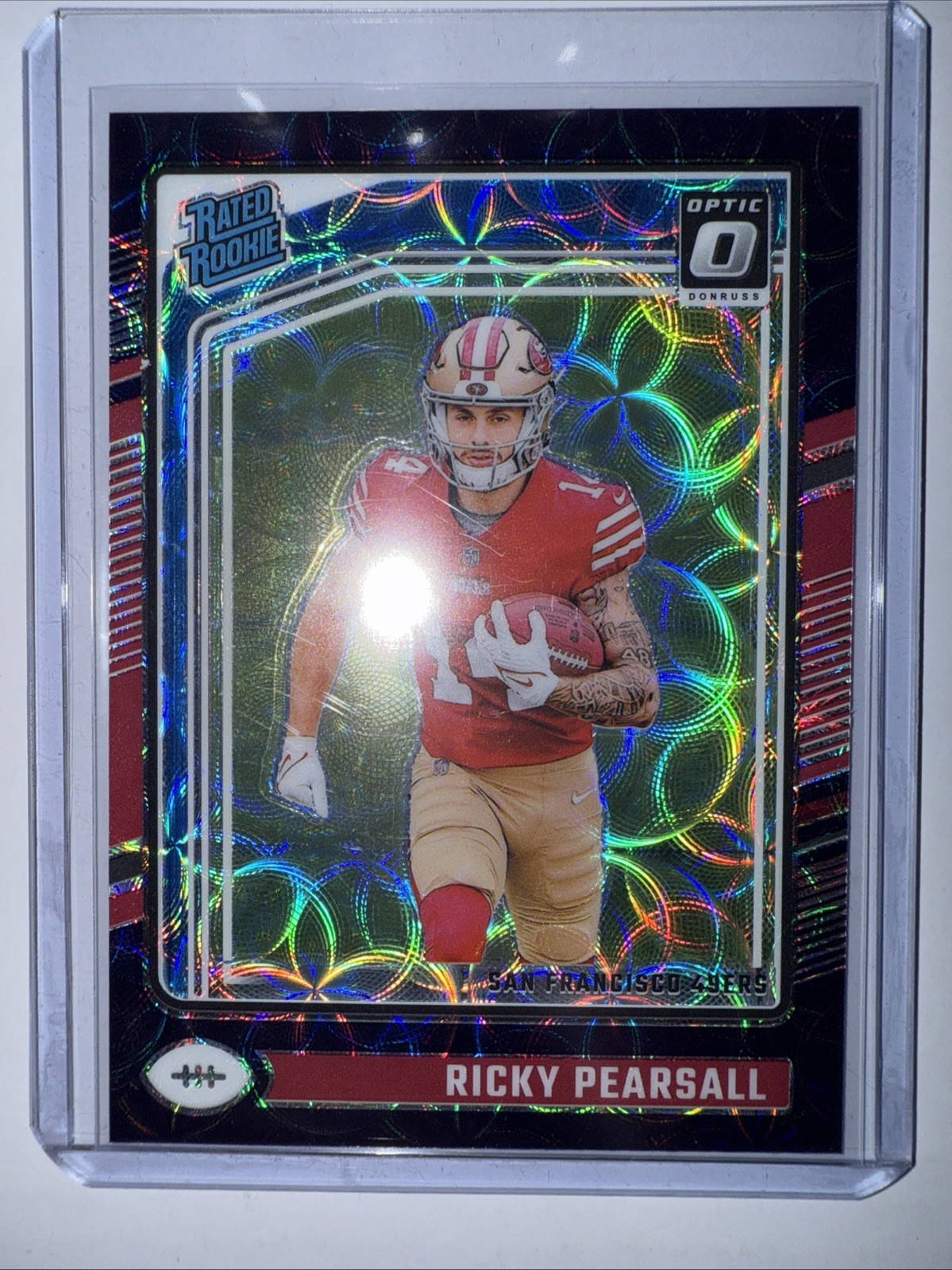 2024 Panini Donruss Optic - Rated Rookie Ricky Pearsall #284 Purple Scope Prizm