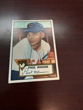1952 Topps #127 Paul Minner Rookie Card. EX. rookie card picture