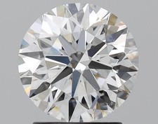 Round Brilliant 2 CT Cert. GIA Natural Mined Diamond Loose H color VS2 clarity