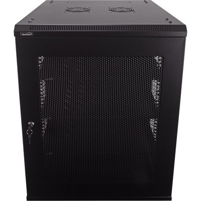 15U Wall Mount Network Server Data Cabinet 24-inch Perforated Door w/shelves