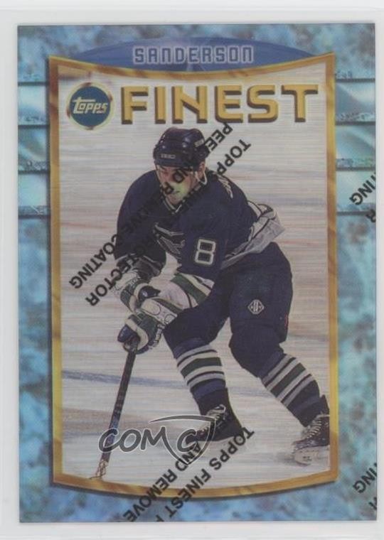 1994-95 Topps Finest Refractor Geoff Sanderson #108 3y4
