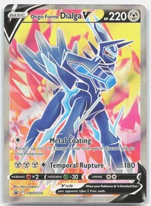 Origin Forme Dialga V SWSH255 Sword & Shield Black Star Promo Holo