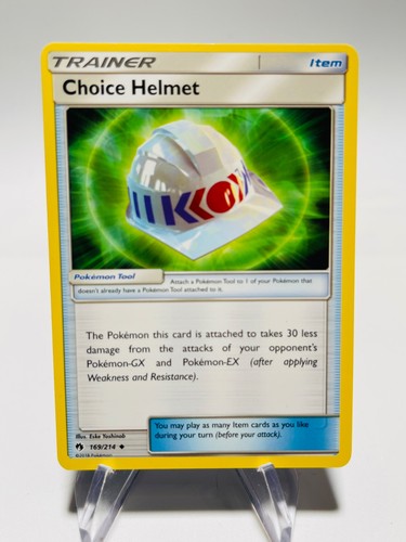 CHOICE HELMET 2018 Pokemon Lost Thunder Uncommon POKÉMON 169/214
