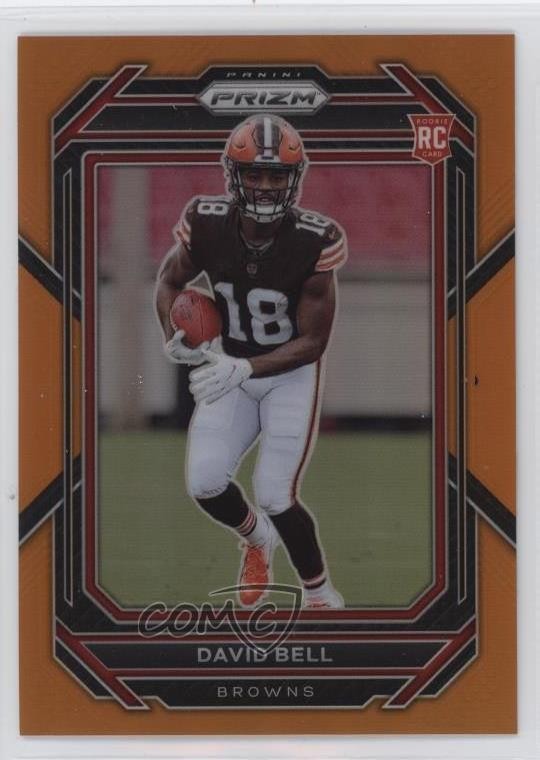 2022 Panini Prizm Rookies Orange Prizm /249 David Bell #334 Rookie RC