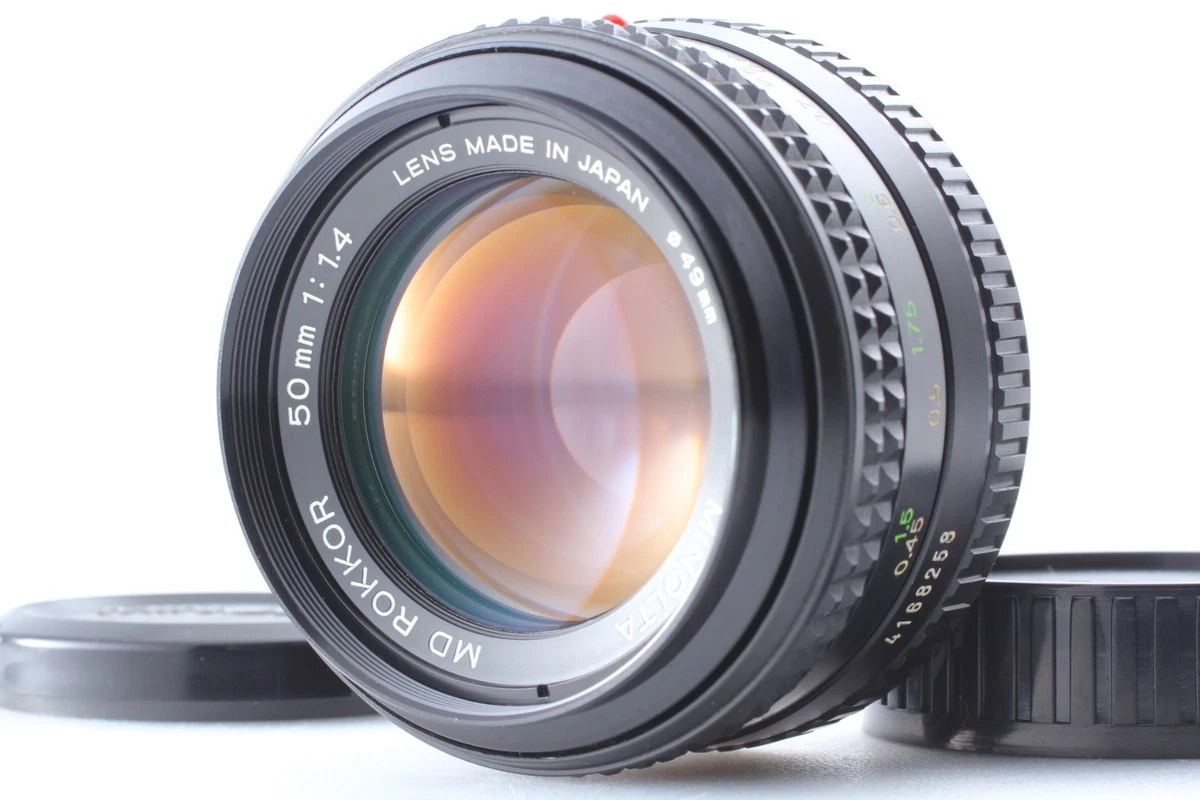 Minolta MD f/1.4 Lenses 50mm Focal for sale | eBay