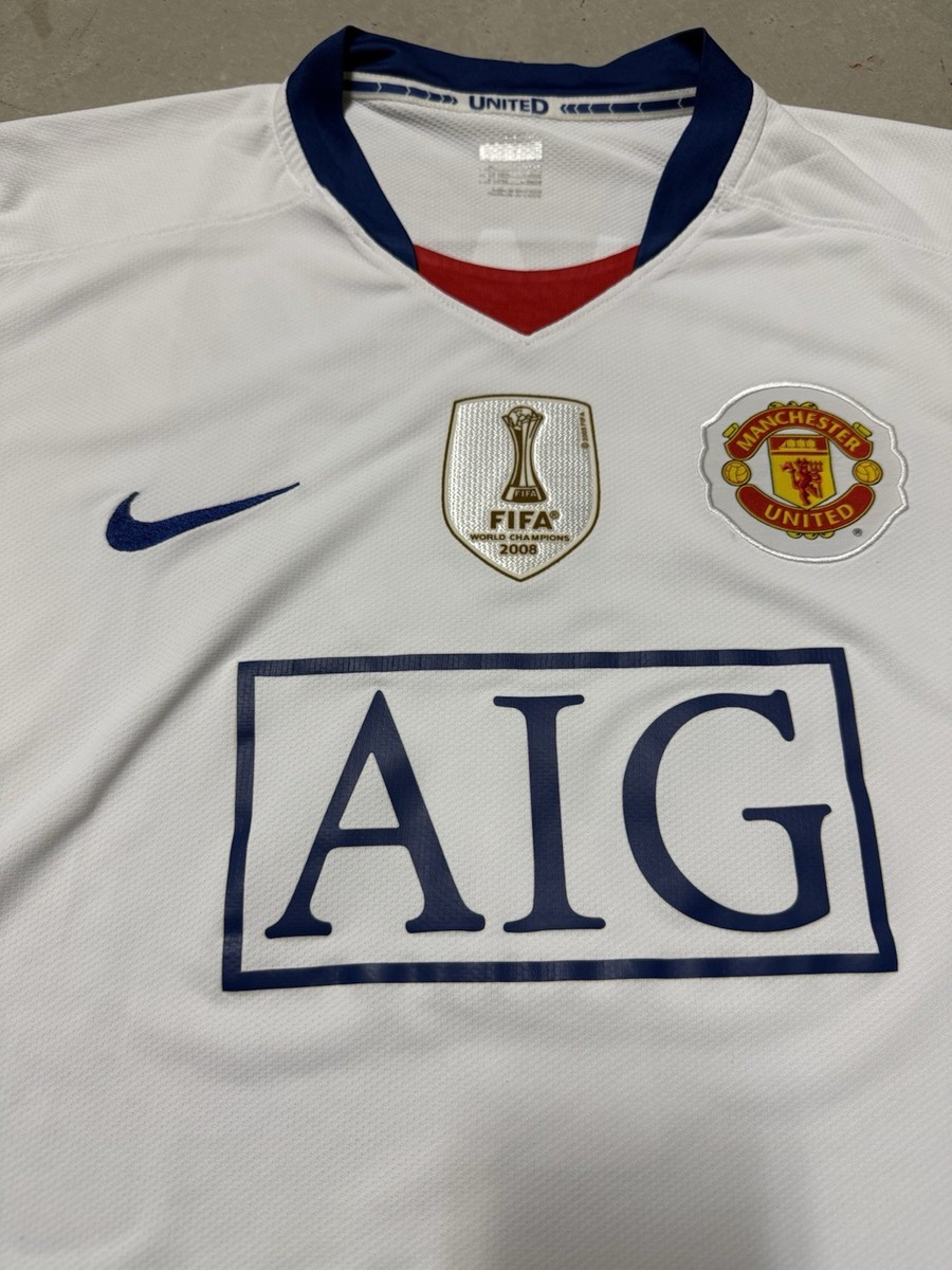RARE NIKE Manchester United 2008-09 Away Authentic Jersey RONALDO