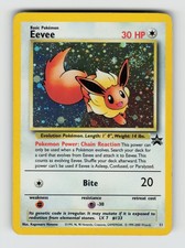 Wizards Black Star Promos 11 Eevee Holo P LP * SWIRL * on eBay