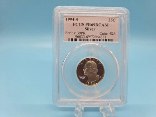 1994-S PCGS PR69DCAM Silver Washington Quarter Proof 25C PCGS 72064831