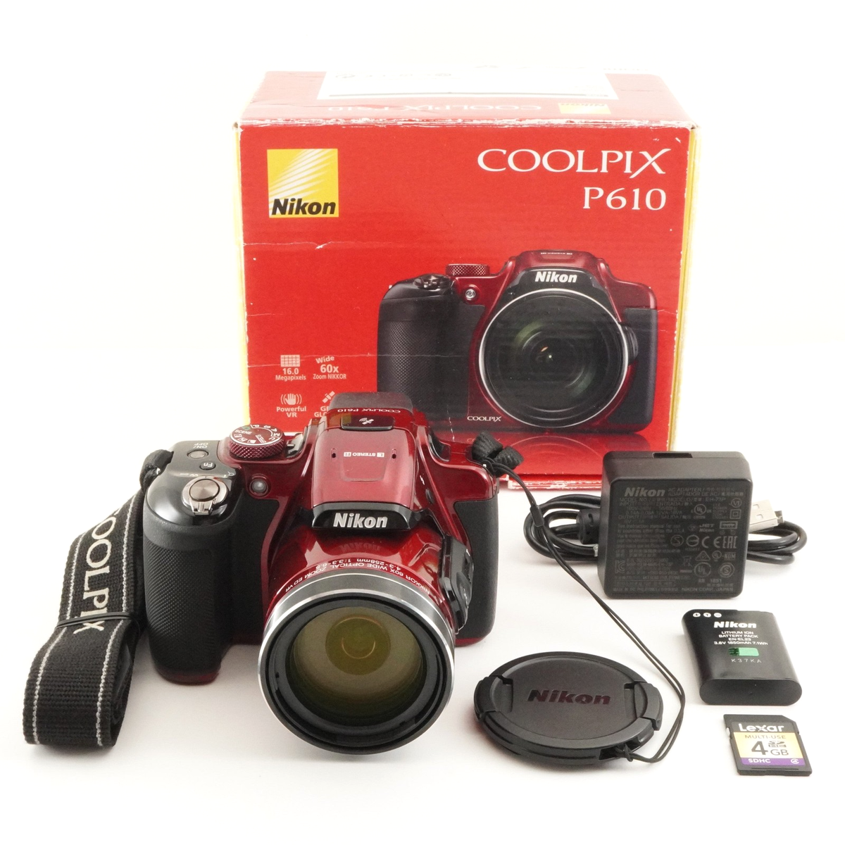 Nikon Coolpix P610 Nikon B610 Nikon COOLPIX P610 Red In Box With