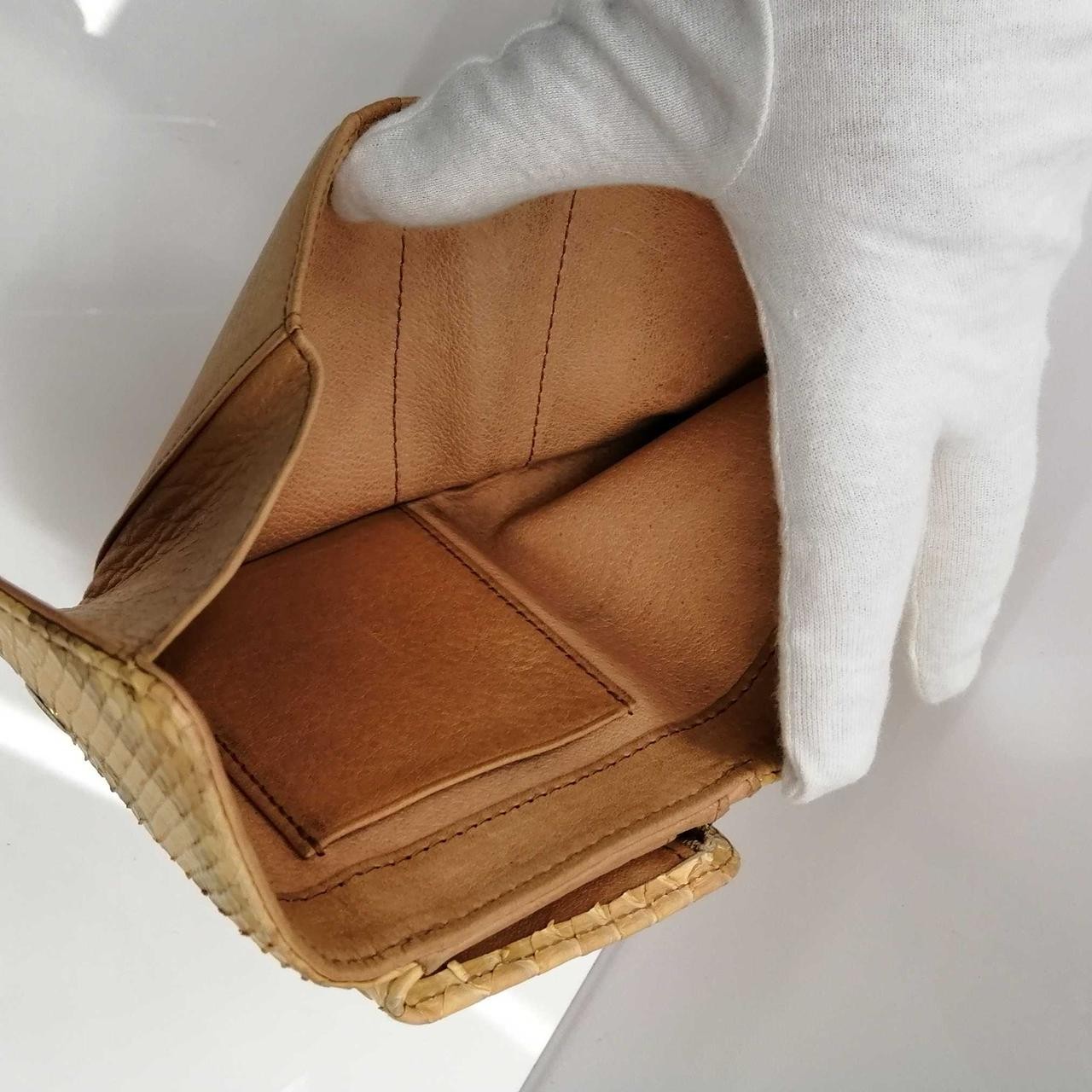 Compact wallet Model Python leather GENTEN - image 7