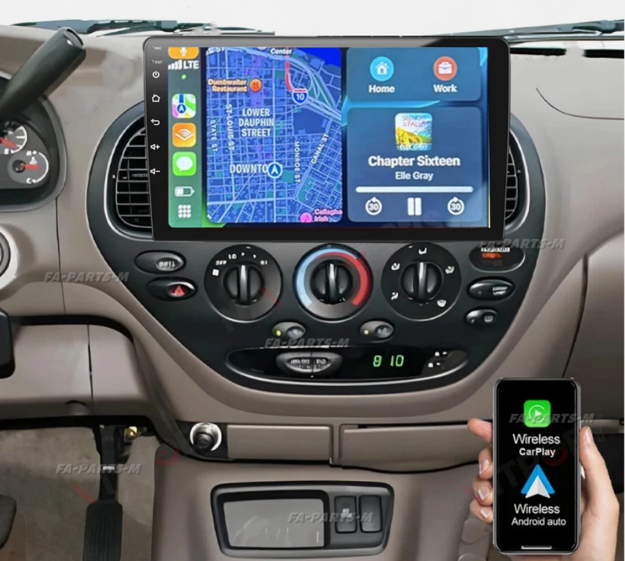 10" For 2000-2006 Toyota Tundra Android 14 Carplay Car Stereo Radio GPS 4+64GB Foto 3 de 4