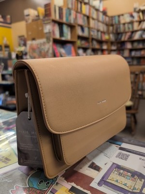 Pixie Mood Crossbody Purse  10'' Honey ''Zoe'' Vegan Cruelty Free