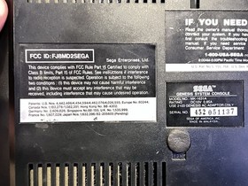 Sega Genesis Model MK-1631A model 2 tested and working