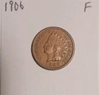 1906 INDIAN HEAD CENT FINE 1C COPPER