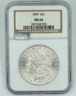 1899 NGC MS64 Morgan Silver Dollar