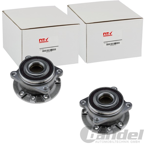 2X Nty Radlager Satz Vorne Beidseitig Passend FÜR Jeep Cherokee Links+Rechts-image