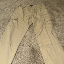 5.11 Tactical Series Cargo Pants Mens 38x32 Tan Cotton Blend Workwear