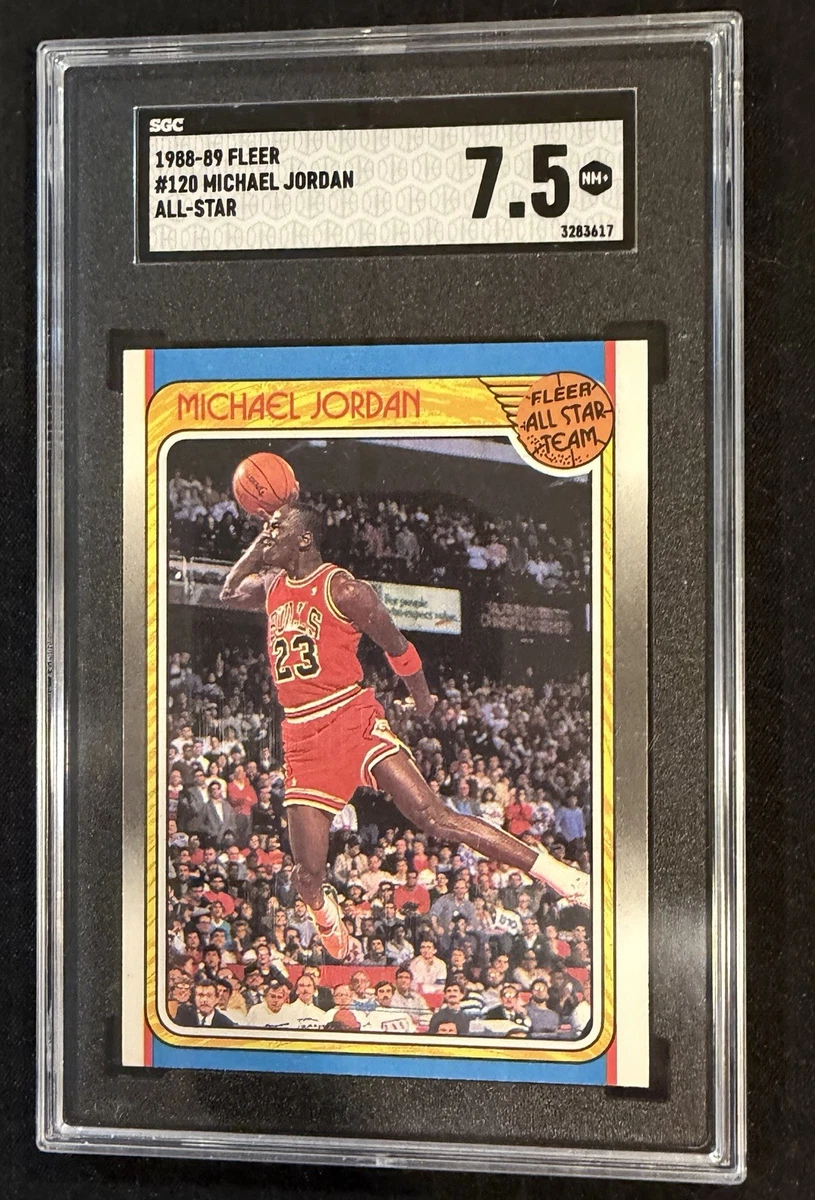 Fleer Michael Jordan 7.5 Graded Basketball Sports Trading Cards