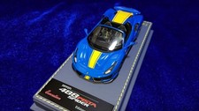 1 43 Ferrari 488 Pista Spider Azzurro Dino Yellow stripe BBR Executive