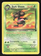 Pokemon Dark Gloom 36/82 Unlimited Uncommon Team Rocket (HP)