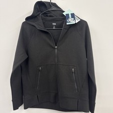 NWT DSG Girls Sports Black Fleece Hooded Sweatshirt Size Large L 14 Youth 45