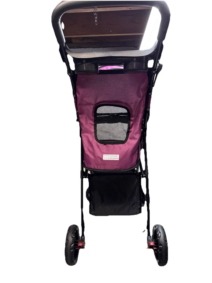 Pet Gear No-Zip Happy Trails Pet Stroller for Cats/Dogs, Zipperless Entry (New) - Image 4 of 4