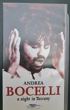 (VHS) Andrea Bocelli A night in Tuscany Nucci...