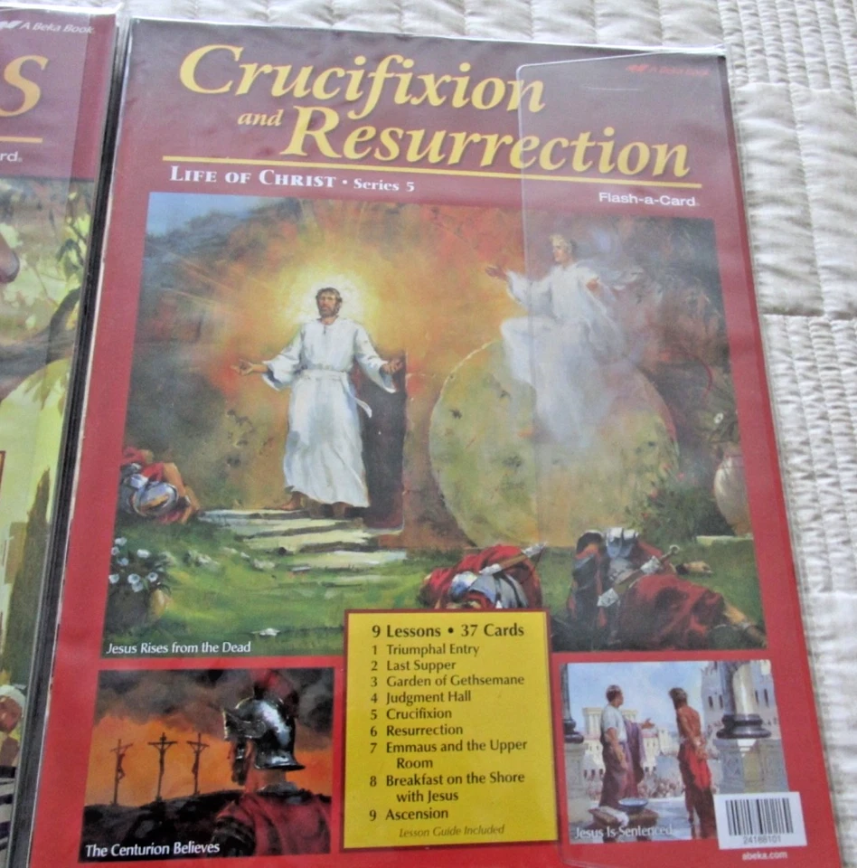 Abeka Flash A Card Bible Stories Life of Christ Series 4 & 5, Jacob EUC - Image 3 of 4