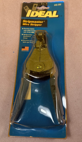 Ideal 45-292 Stripmaster Abisolierzange 10-22 AWG - Hergestellt in den USA - KOSTENLOSER VERSAND