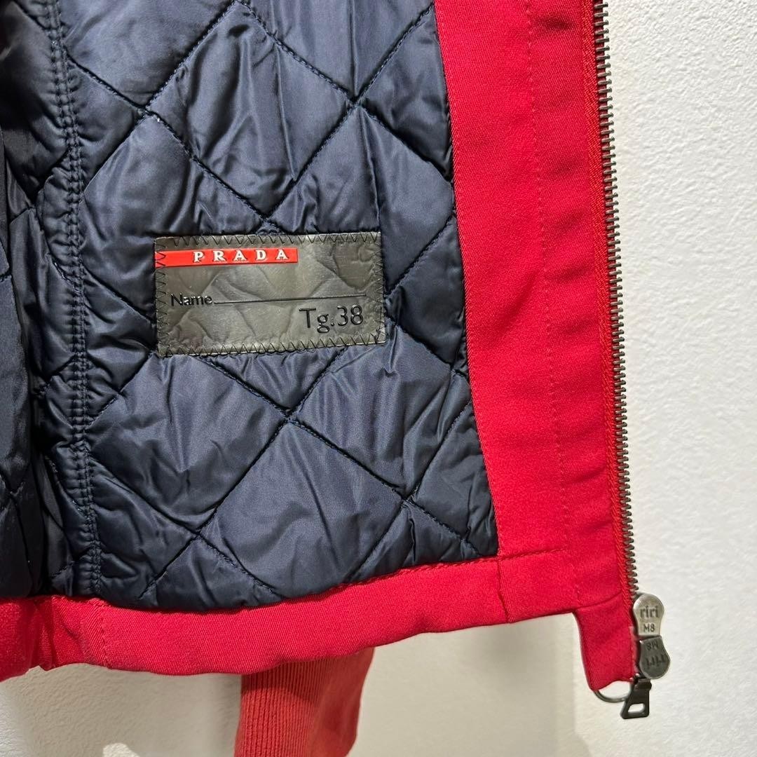 PRADA Down quilted zip nylon jacket - image 9