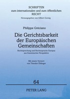 Philippe GréCiano | Die Gerichtsbarkeit Der EuropäIschen Gemeinschaften | Buch