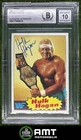 Hulk Hogan Signed RC Auto BAS 10 1985 Topps WWF Pro Wrestling Stars #1 5615
