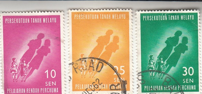 MALAYA 1962. Introduction of Free Primary Education set of 3V SG #29-31. Used 