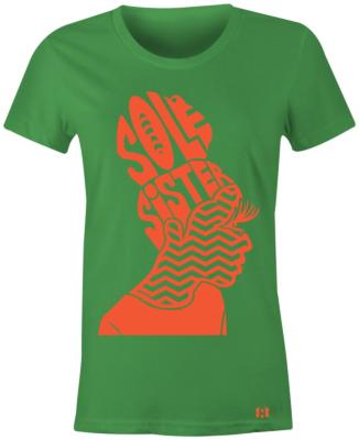 ''Sole Sister #4'' Women/Juniors T-Shirt to Match Retro ''Gator Green'' 6's