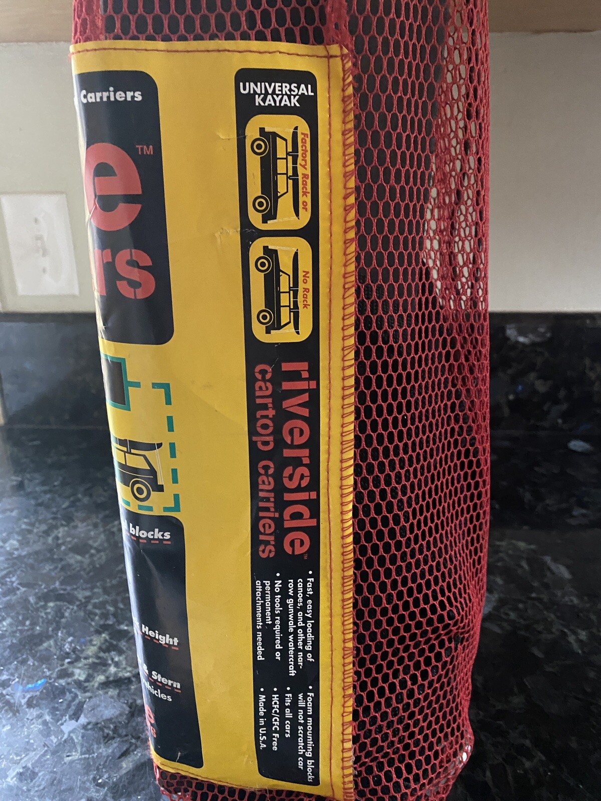 Riverside Car Top Carriers Universal Canoe Kayak Carrier Non Skid Foam