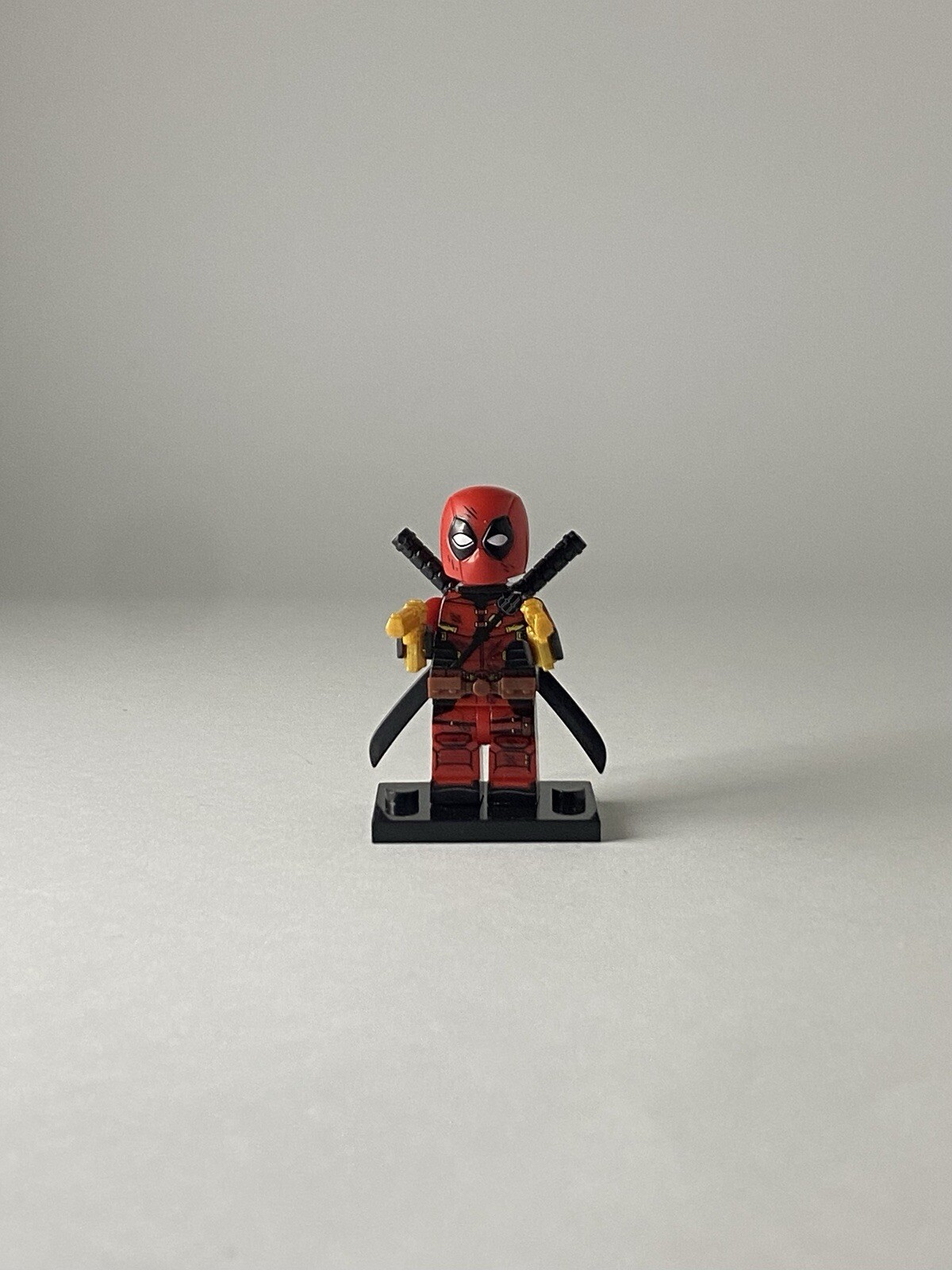 Lego Deadpool Minifigure With Guns - X-Men Style Action Figure