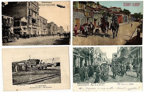 GRECIA, SALONICA, SALONIQUE 37 postales antiguas en su mayoría anteriores a 1940 (L5549) - Imagen 7 de 10