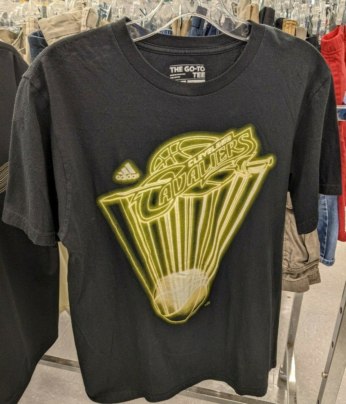 Cleveland Cavaliers Cavs 2016 Championship Trophy T-Shirt Adidas M Size Mens